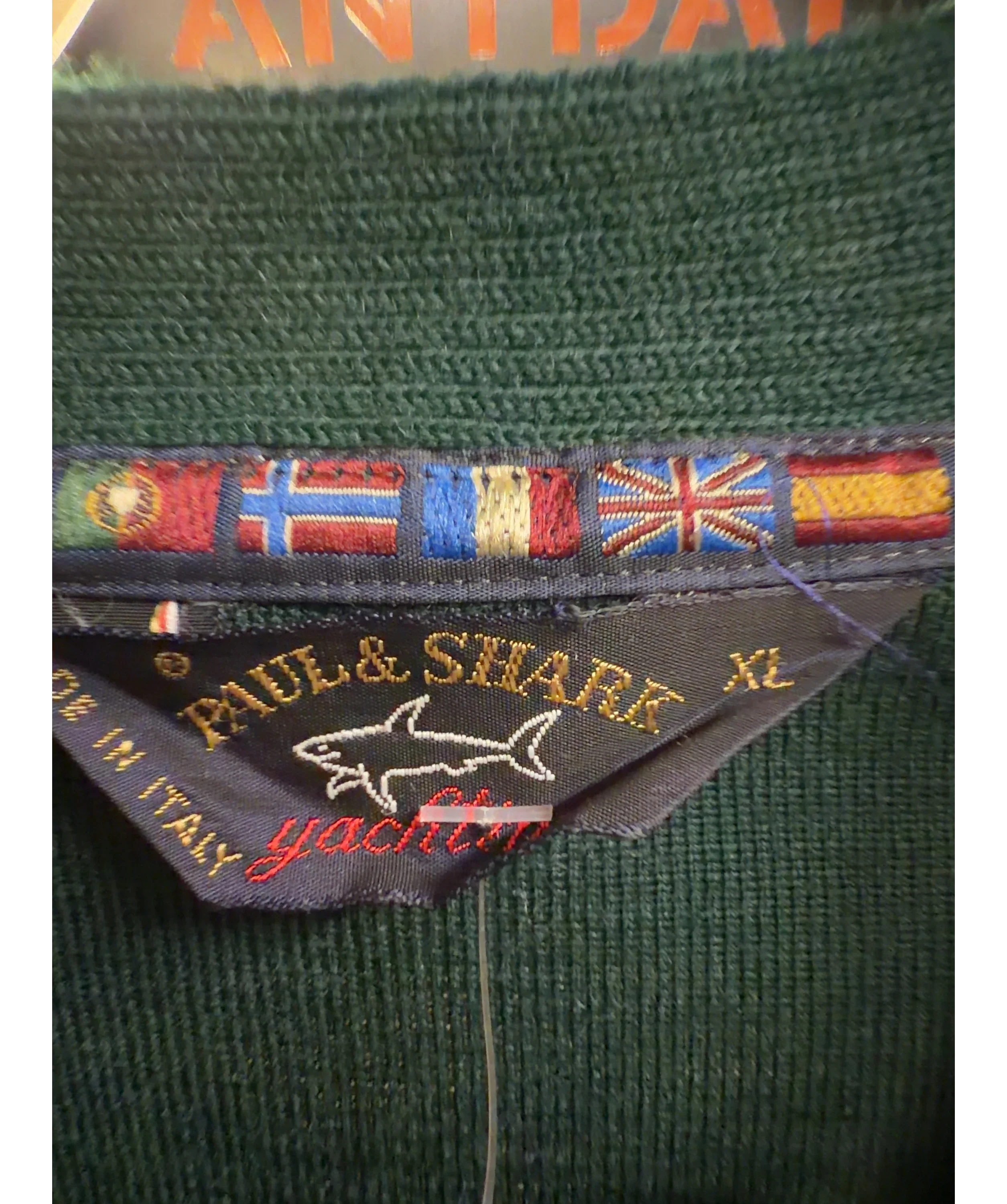 Paul & Shark Green Colour, size UK XL — detail