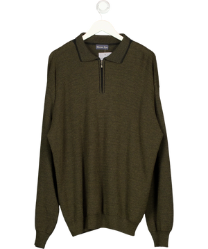 Massimo Boni Green and Black Polo Shirt UK XXXL
