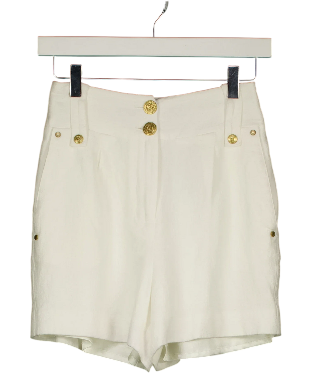 HOLLAND COOPER White Tailored Short, size UK 6 — front