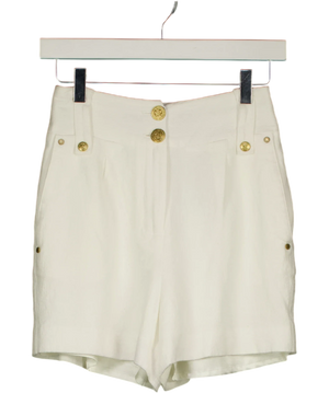 Holland Cooper Tailored Short White Metallic UK 6