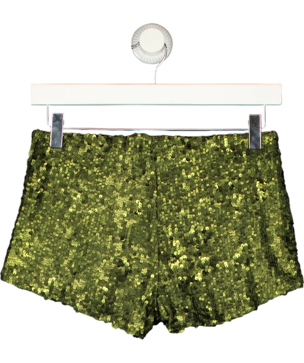 Bershka Green Colour, size UK S — back