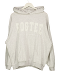Bo&Tee Grey Oversized Applique Hoodie, size UK M — front