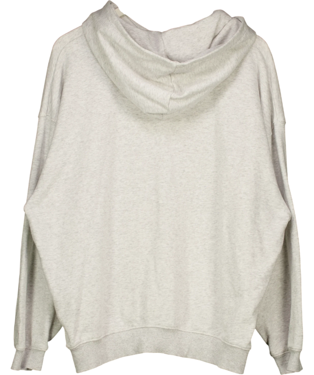 Bo&Tee Grey Oversized Applique Hoodie, size UK M — back