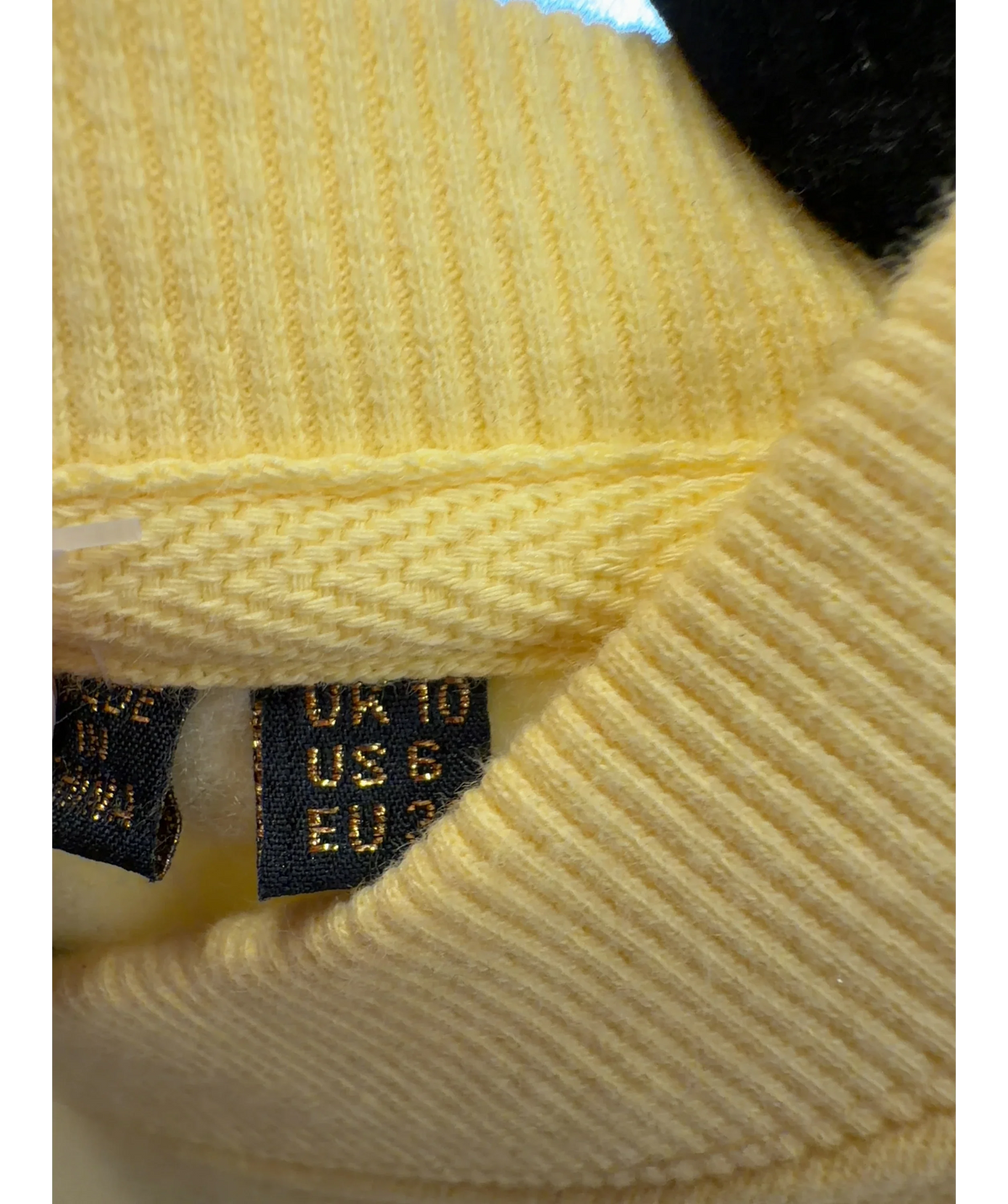 Superdry Yellow Colour, size UK 10 — care label