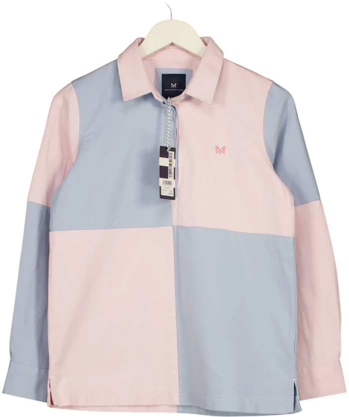 Crew Clothing Cotton Deck Shirt Pink UK 6