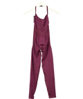 Bo&Tee Purple ribbed halter jumpsuit, size UK S — front