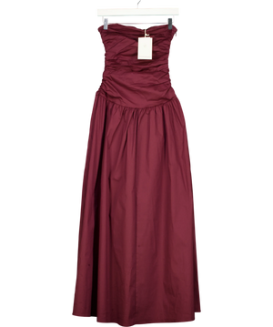 Peppermayo Burgundy The Carmel Maxi Dress UK 6
