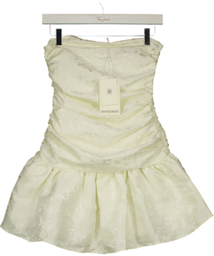 Peppermayo Ray Of Light Mini Dress White UK 6
