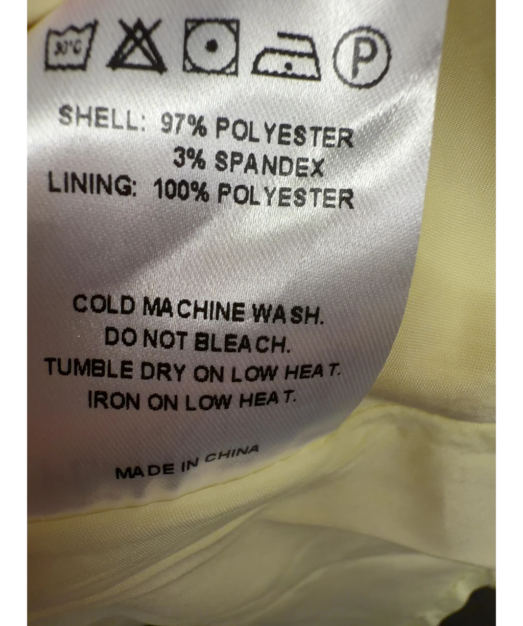 Peppermayo Yellow Colour, size UK 6 — label