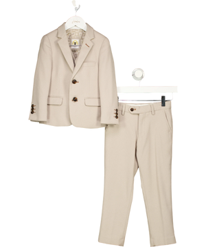 Marc Darcy HM5 Children's Stone 3-PIECE SUIT Suit Beige 1 Year