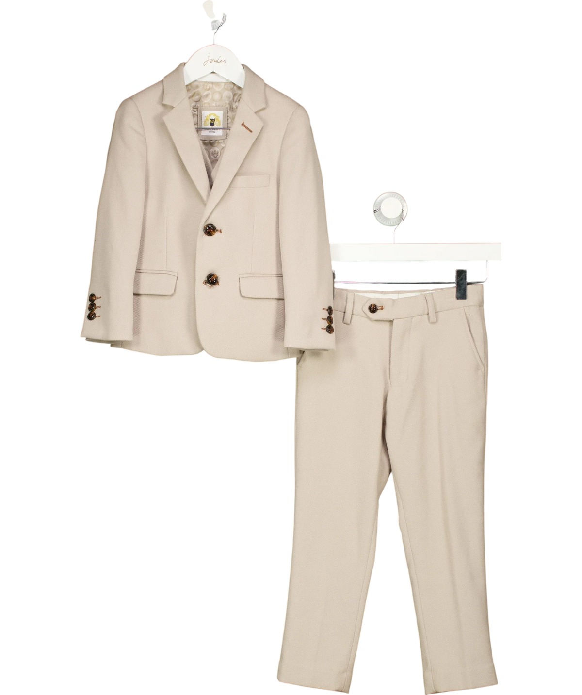 Marc Darcy Beige HM5 Children's Stone Suit, size 1 Year — front