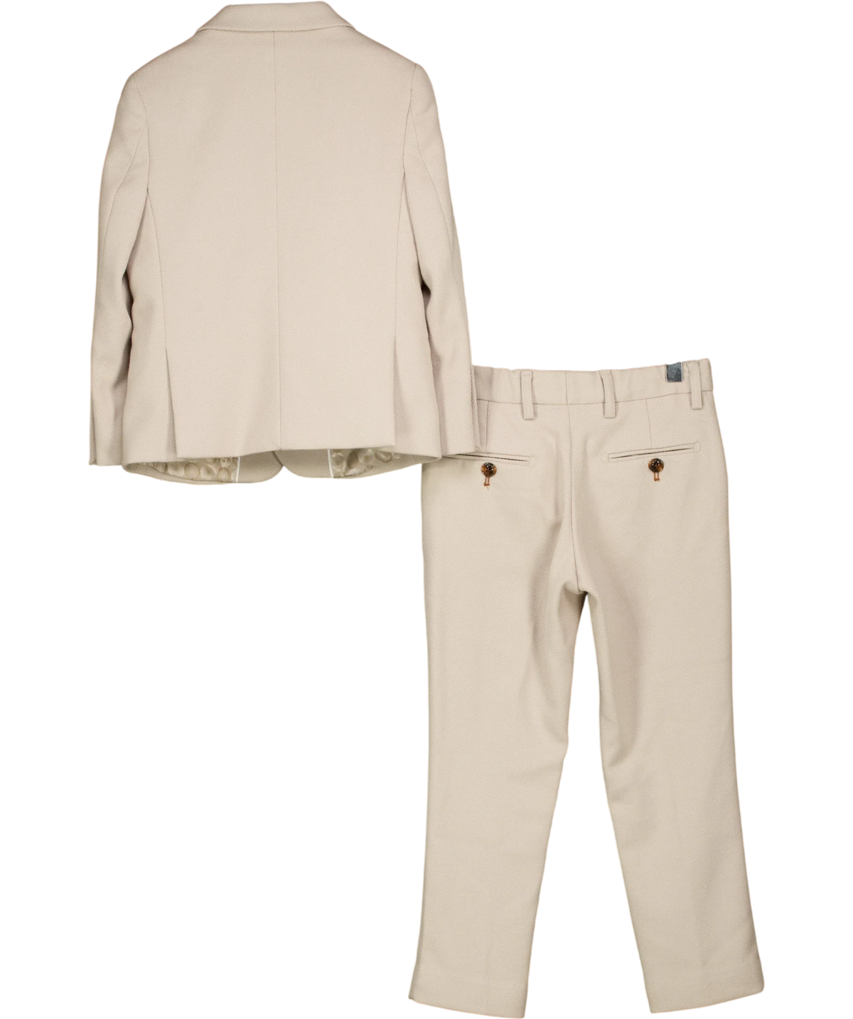 Marc Darcy Beige HM5 Children's Stone Suit, size 1 Year — back