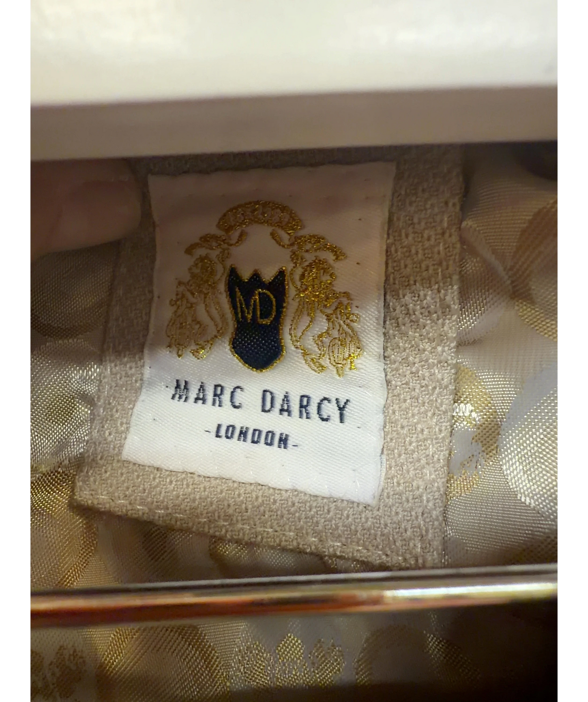 Marc Darcy Beige Colour, size UK 6 — detail