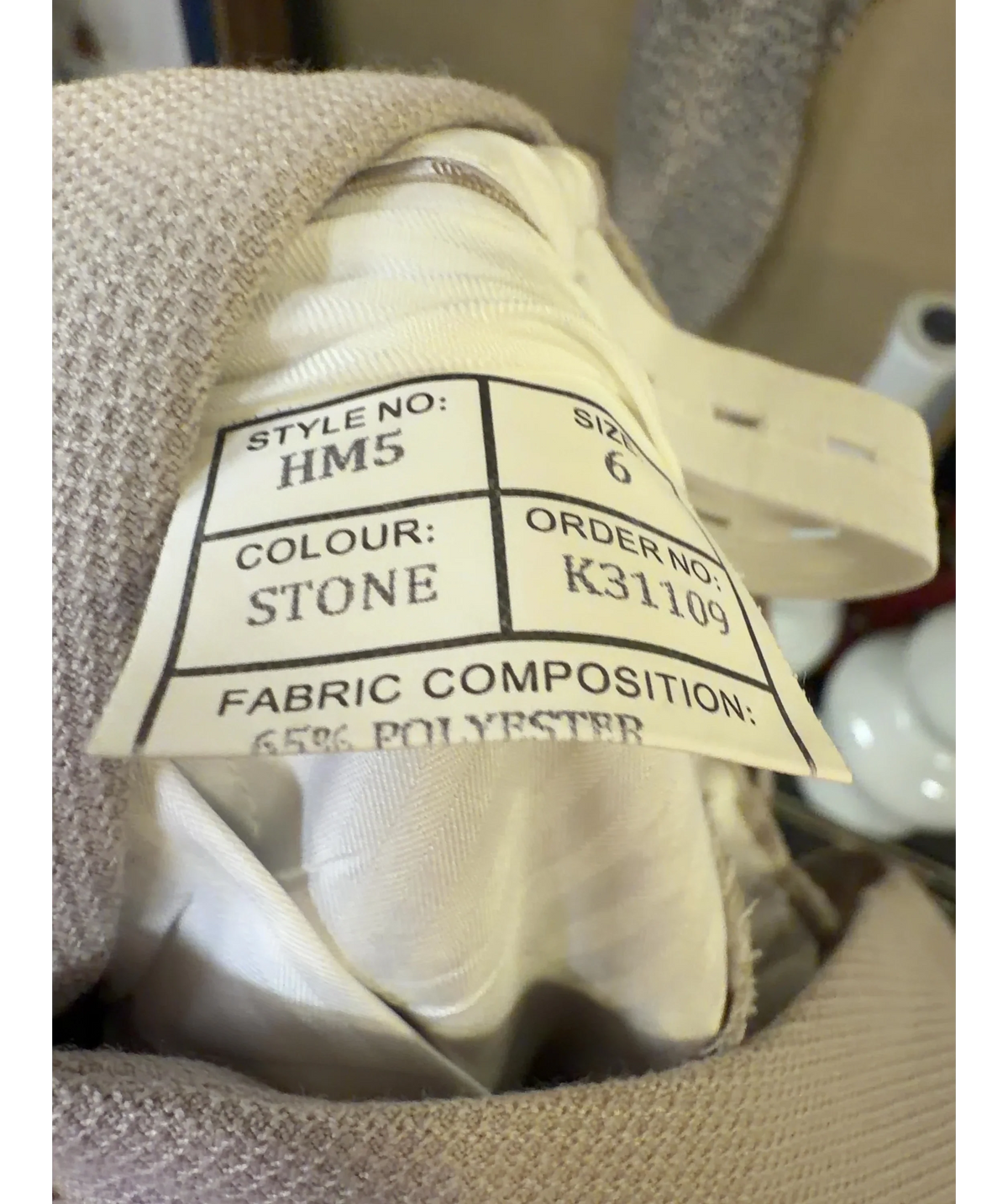 Marc Darcy Beige Colour, size UK 6 — label
