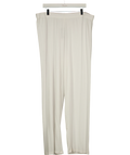 SKIMS White Soft Lounge ribbed pants, size UK XXL — front