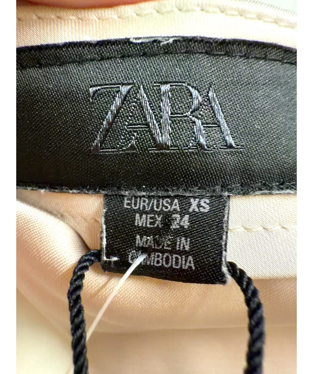 ZARA Beige Colour, size UK XS — care label