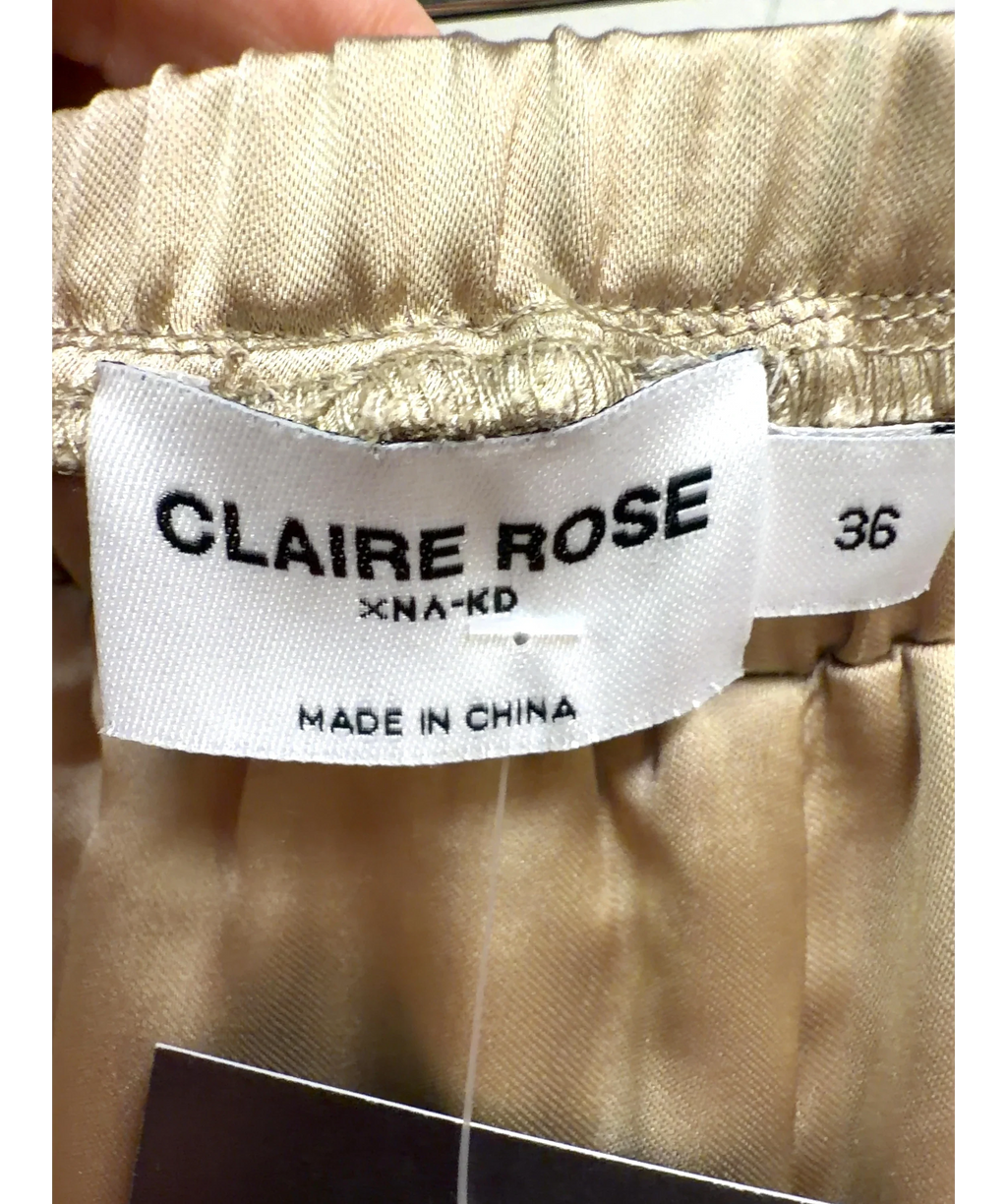 Claire Rose x NA-KD Beige Colour, size UK 8 — detail
