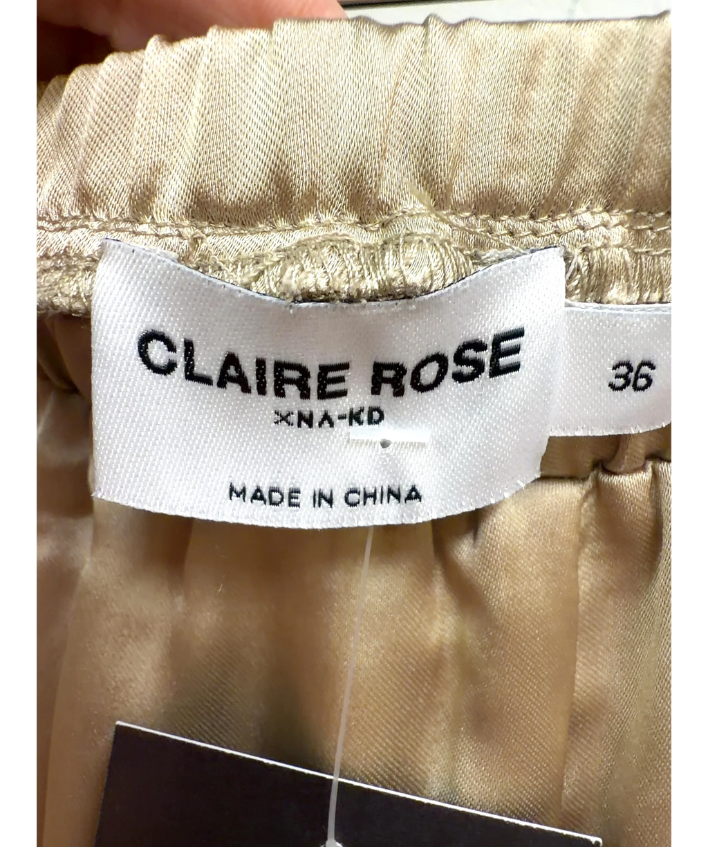 Claire Rose x NA-KD Beige Colour, size UK 8 — care label