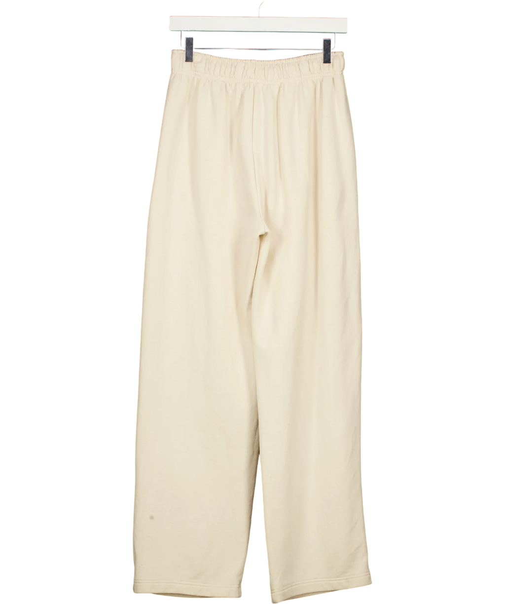 alo yoga Cream Accolade Straight Leg Sweatpant, size UK XS — back