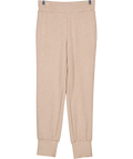 Varley Beige DoubleSoft joggers, size UK XS — front