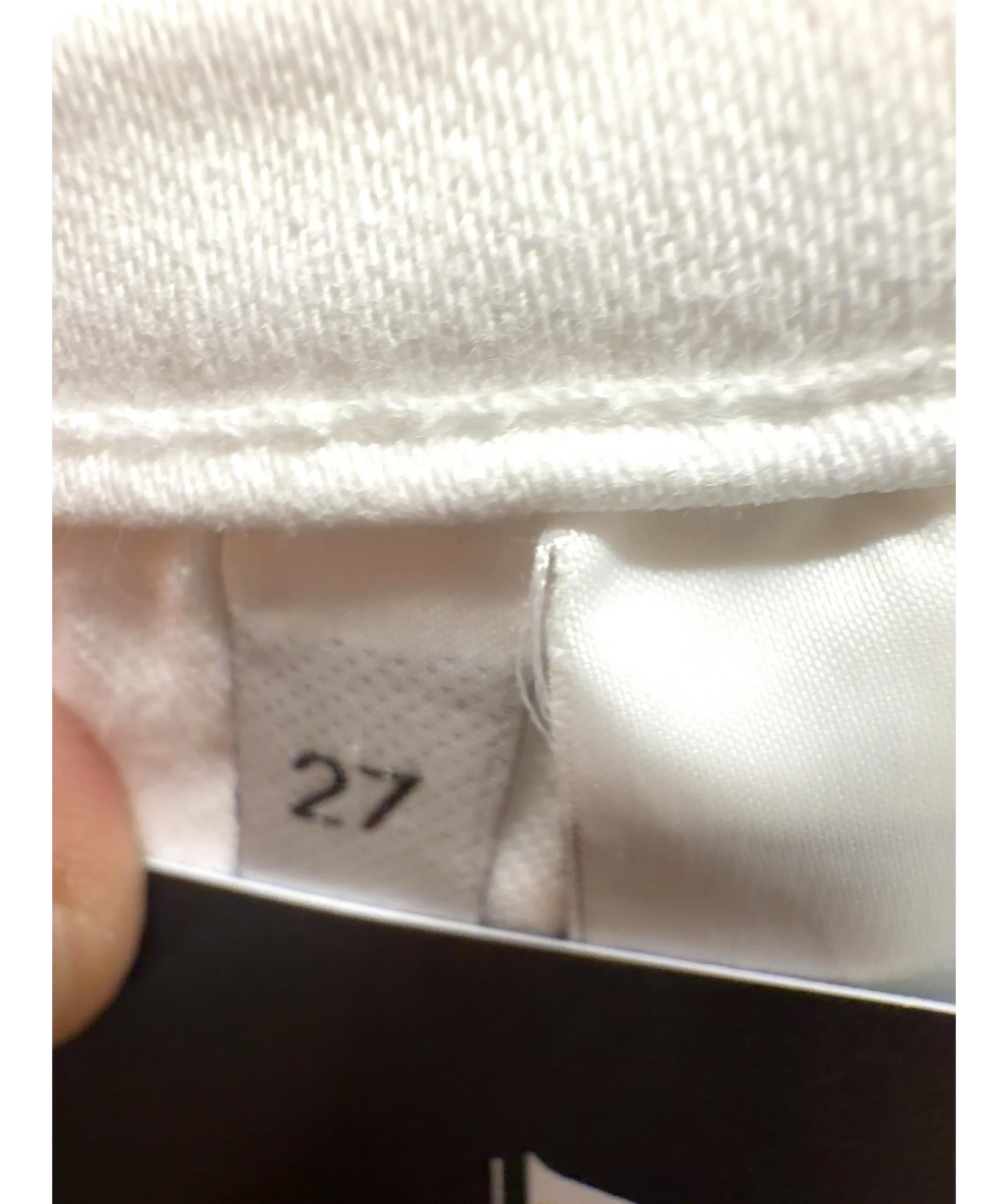 J Brand White Brya, size W27 — care label