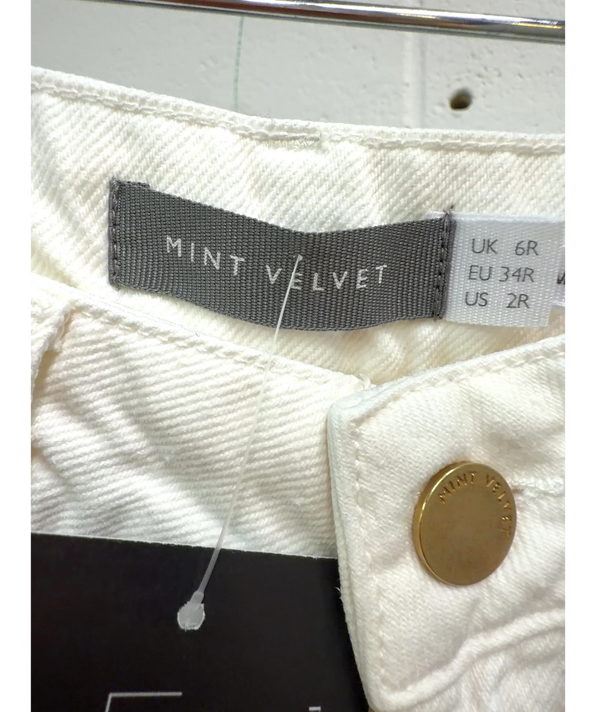 Mint Velvet White Colour, size UK 6 — detail