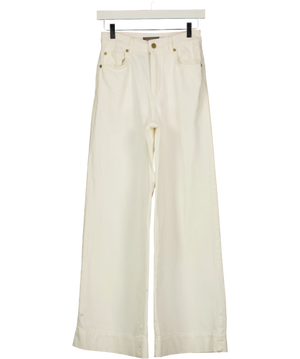 Mint Velvet White Wide-Leg Jeans UK 6