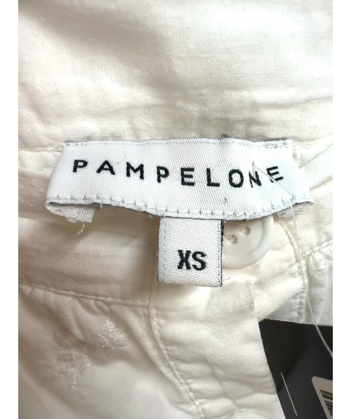 Pampelone White Colour, size UK XS — detail