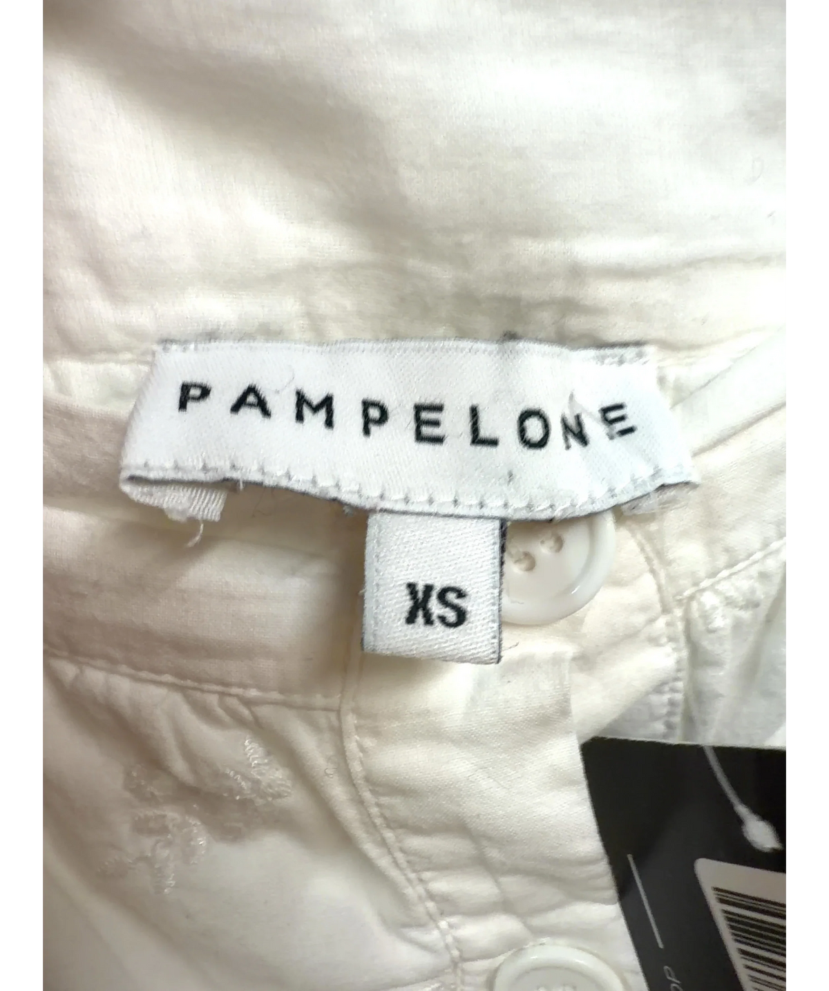 Pampelone White Colour, size UK XS — care label