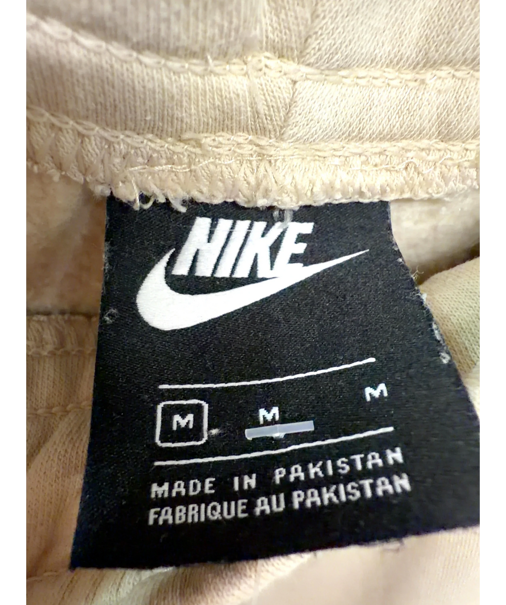 Nike Beige Phoenix Fleece, size UK M — care label