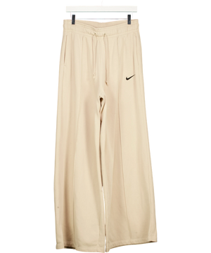 Nike Phoenix Fleece Beige Wide leg Sweatpants UK M
