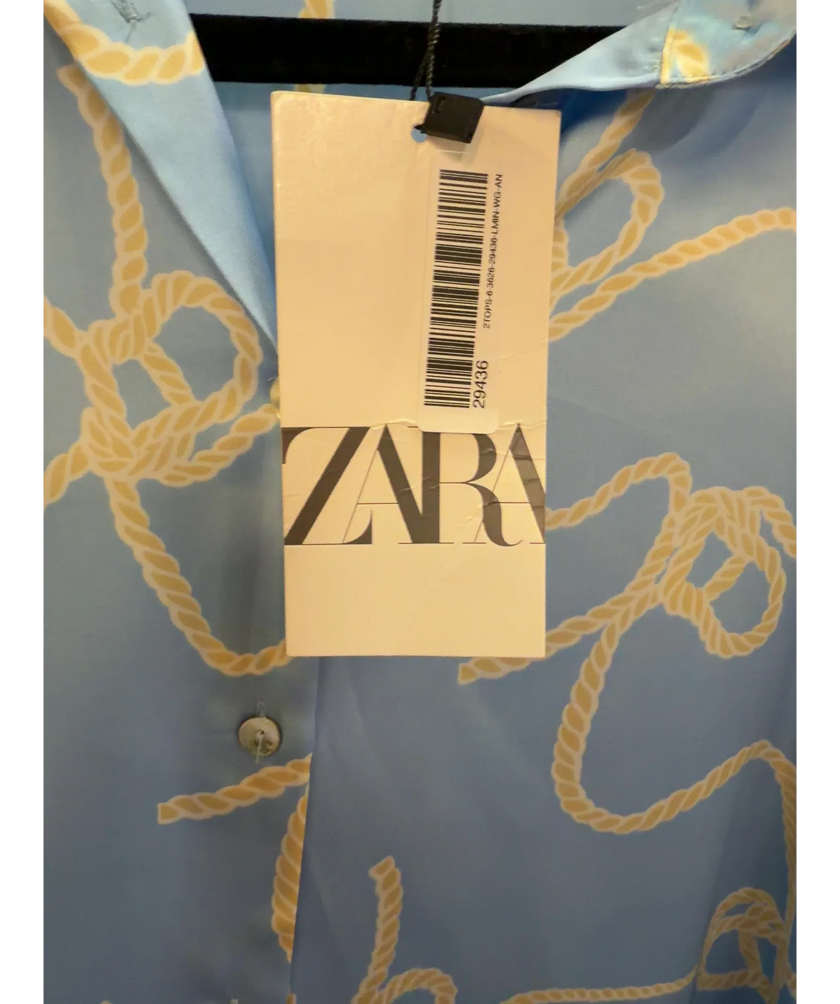ZARA Blue Colour, size UK S — detail