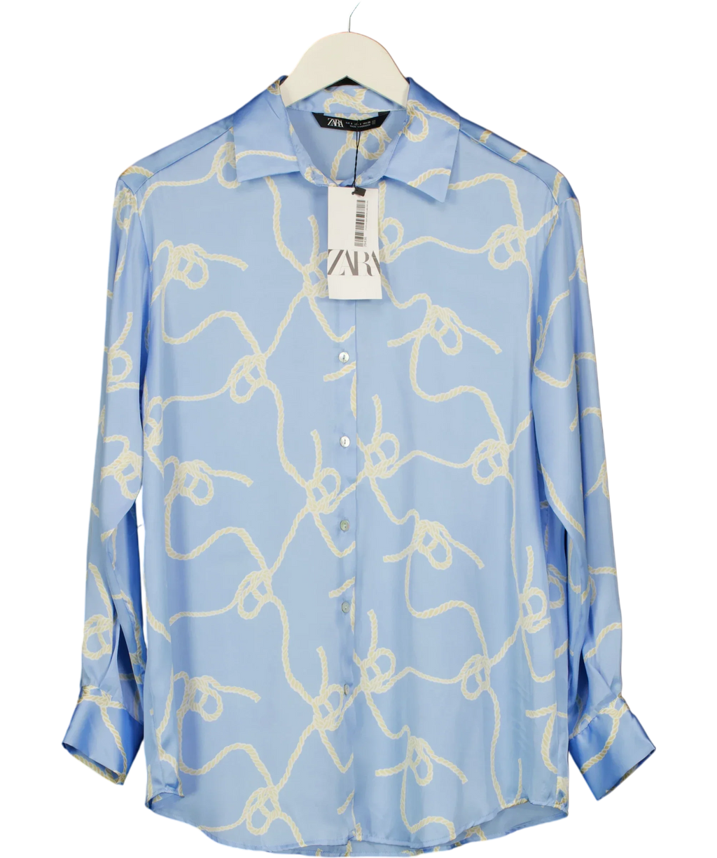 ZARA Blue Colour, size UK S — front