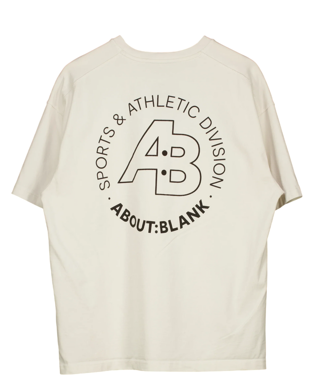 about:blank White Sports Division T-Shirt, size UK M — back