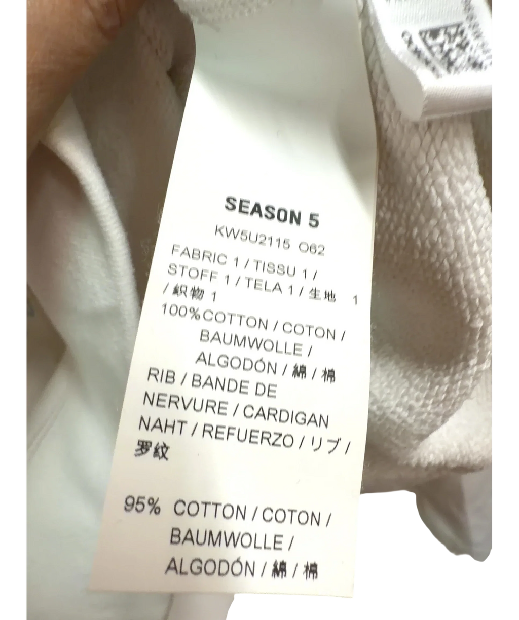 adidas White Colour, size UK M — fabric detail