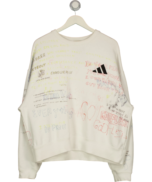 adidas White Colour, size UK M — front