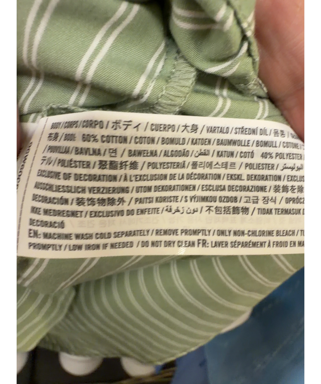 ABERCROMBIE & FITCH Green Colour, size UK XS — label