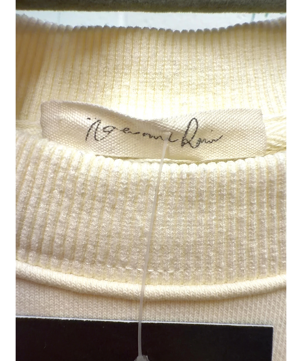 NOA & RAIN Cream cowboy-graphic sweatshirt, size UK L — label