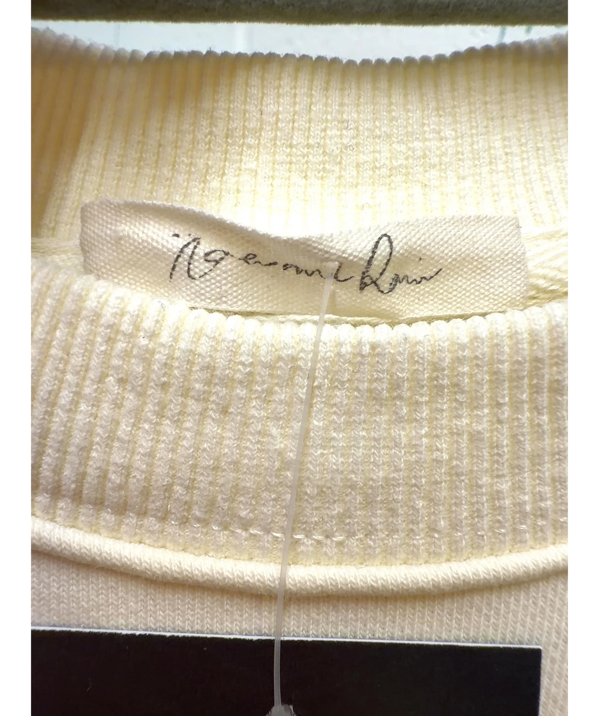 NOA & RAIN Cream cowboy-graphic sweatshirt, size UK L — label