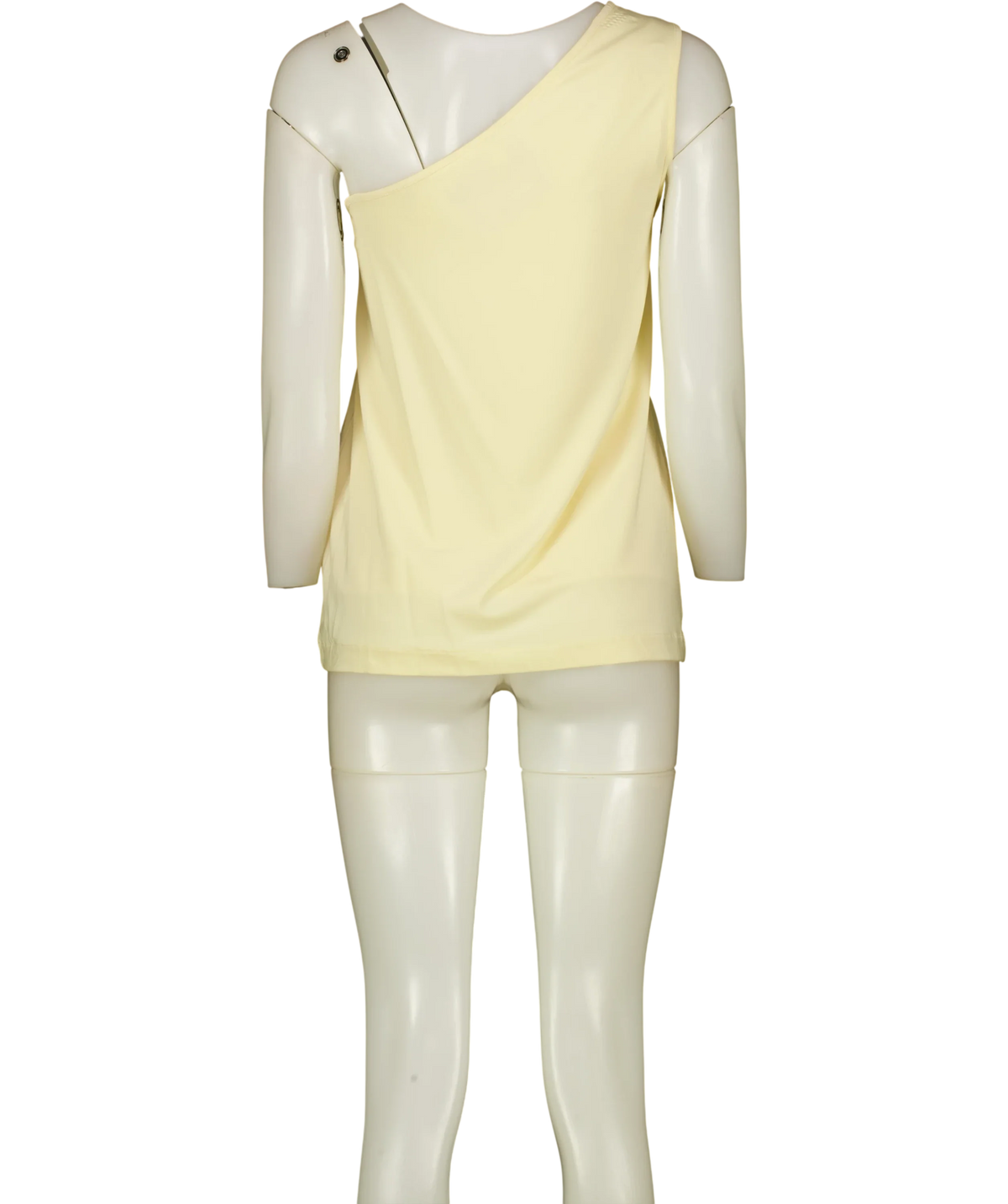 cos Yellow One-Shoulder Top, size UK S — back