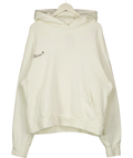 PANGAIA White Recycled and Organic Cotton Mix Hoodie, size UK M — front