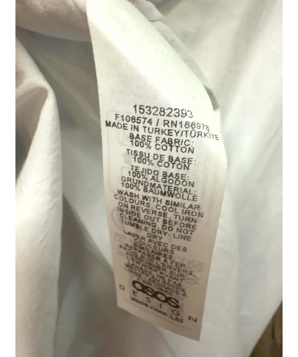ASOS White Colour, size UK 8 — label