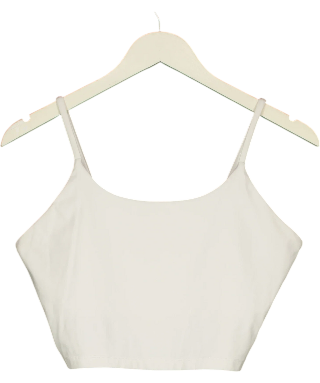 Adanola White Ultimate Scoop Back Tank, size UK XXL — front
