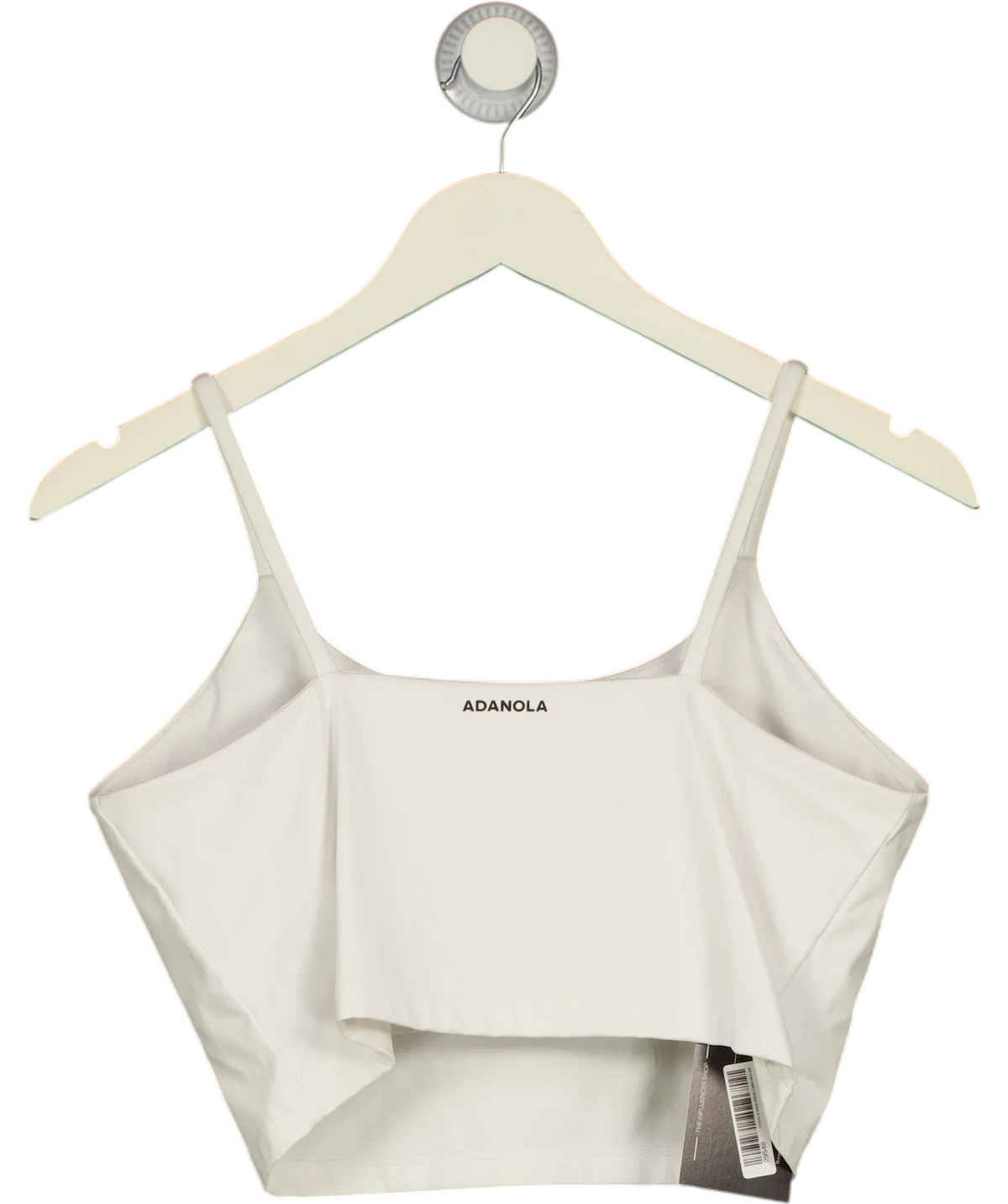 Adanola White Ultimate Scoop Back Tank, size UK XXL — back