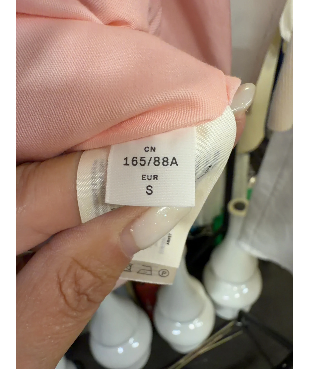 ARKET Pink Harrington Jacket, size UK S — care label