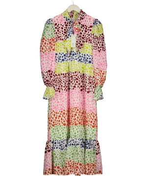 Never Fully Dressed Multi Printed Patsy Maxi Dress UK 8