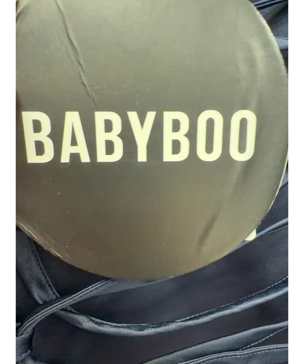 Babyboo navy Kensington Maxi Dress, size UK S — detail