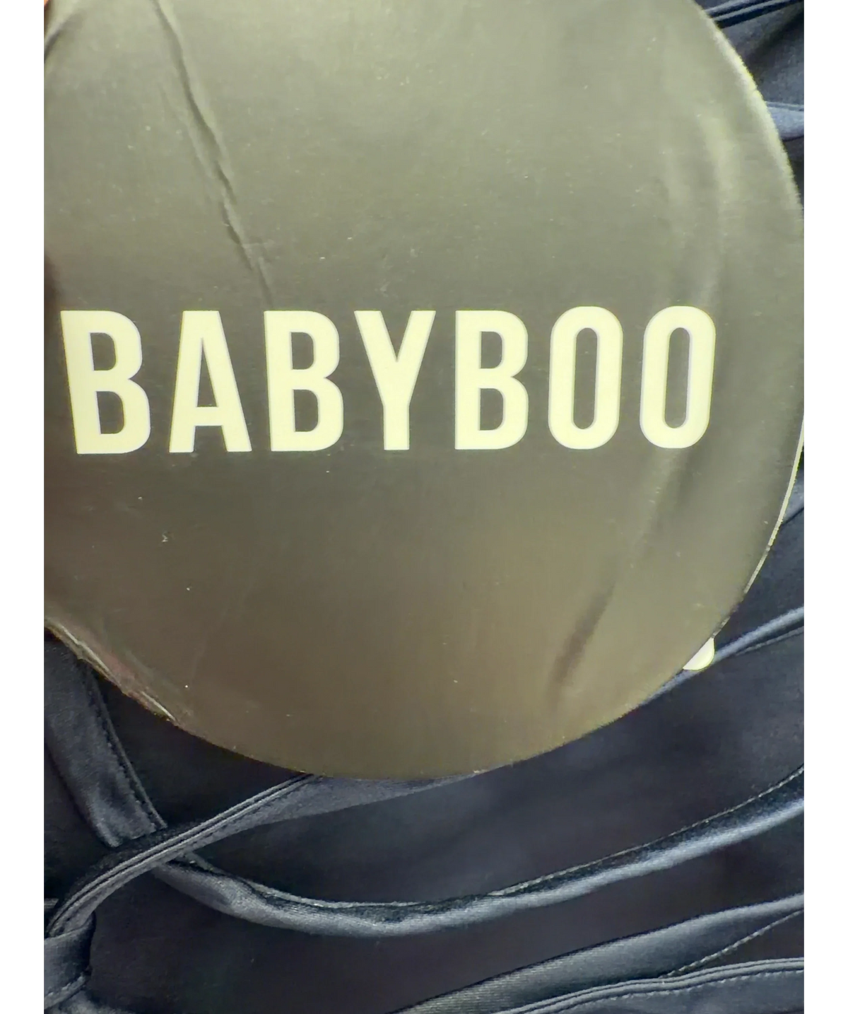 Babyboo navy Kensington Maxi Dress, size UK S — detail