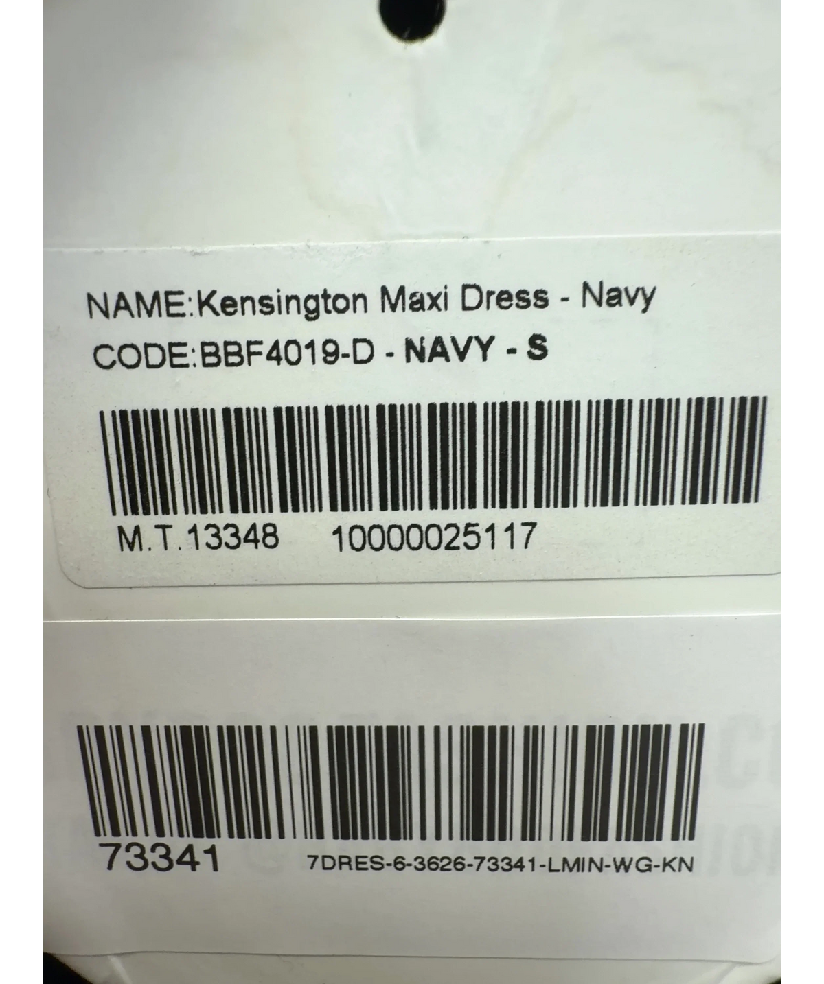 Babyboo navy Kensington Maxi Dress, size UK S — label
