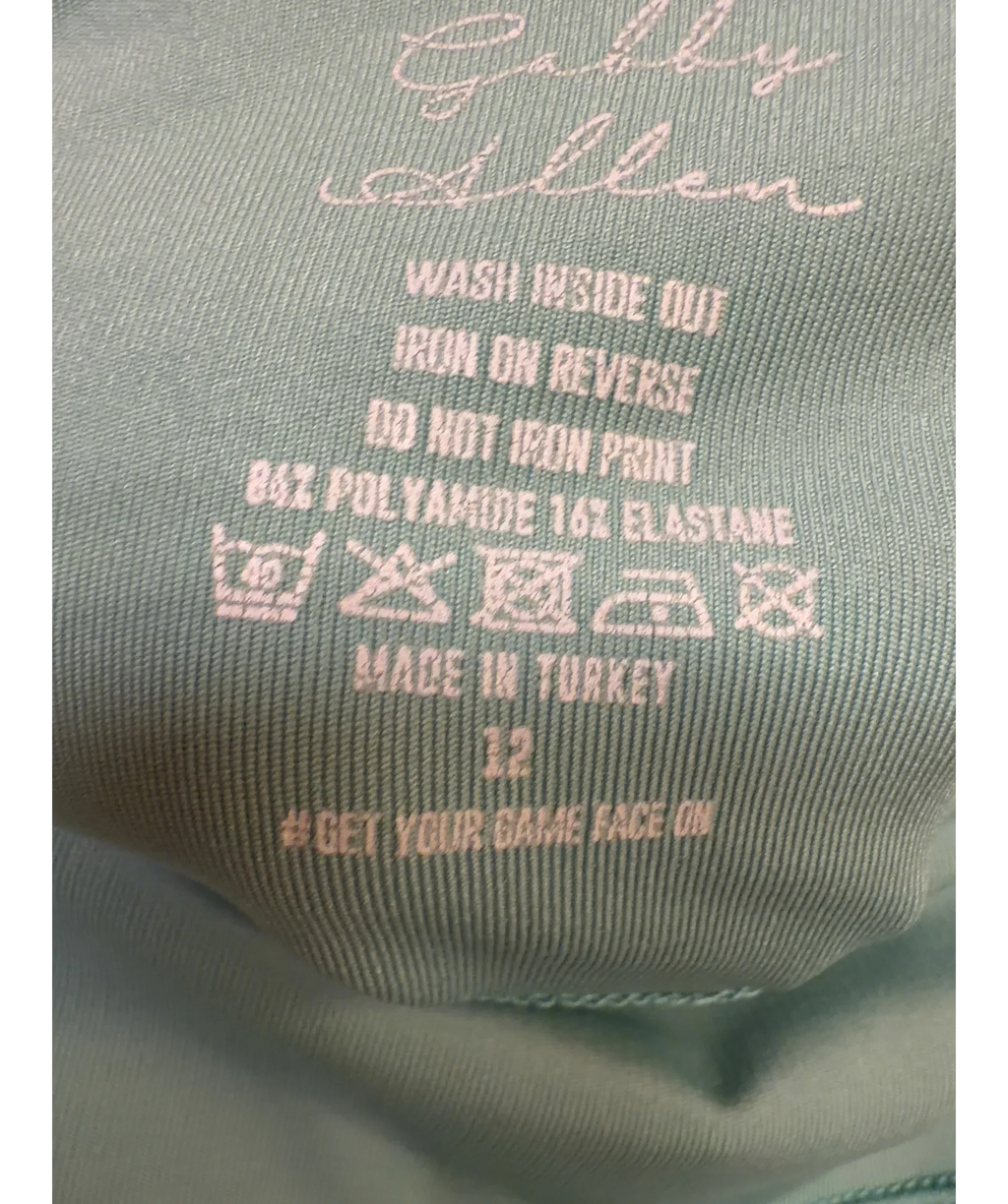 Sport FX Green Colour, size UK 12 — fabric detail